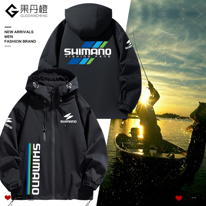 Fishing Enthusiasts' Fishing Jacket, Outdoor Fishing and Sea Fishing Coat, Men's Windproof and Rainproof Casual Jacket Fishing Enthusiasts' Fishing Jacket, Outdoor Fishing and Sea Fishing Coat, Men's Windproof and Rainproof Casual Jacket