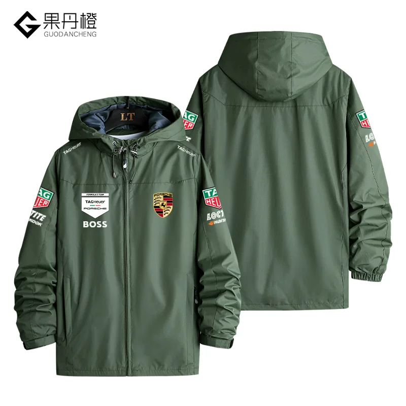Tag Heuer, гоночная машина, куртка, Porsche