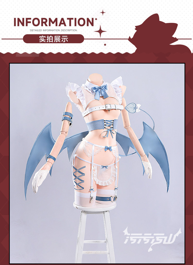 Original Fan Design Succubus Underwear Dress Cosplay Costume