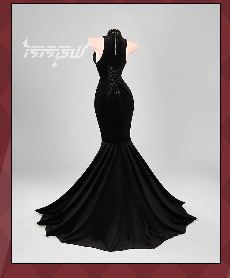 Blue Archive Rio Tsukatsuki Fan Dress Cosplay Costume