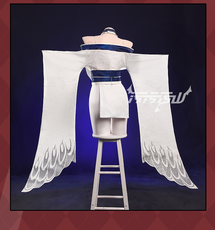 Azur Lane: Hakuhou | White Kimono Cosplay Costume 41 Azur Lane Hakuho Kimono Cosplay Costume