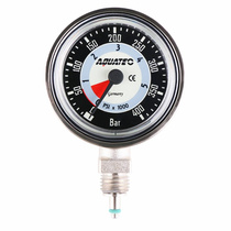 Diving side-mounted meter instrument air pressure pure oxygen residual pressure meter head brass scuba deep diving technology metal pressure meter table