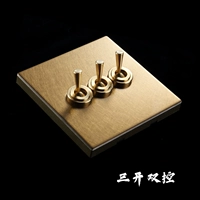 Три первых переключателя (общий одно/двойной контроль)