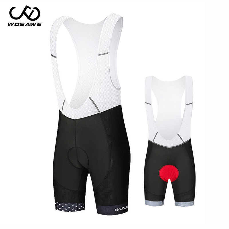 WOSAWE Climbing Bike Silicone Cushion Summer Holding Baby Bag Shorts Road Car Riding Suit 50% Pants Men