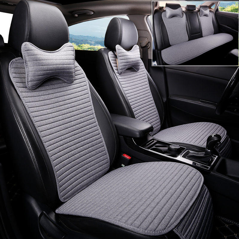 Car seat cushion Swift SX4 Sihao E10X new Fit Baojun 310 Lechi Four Seasons Linen Universal Cloth Cushion Cover