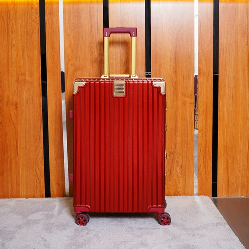 Бордовый чемодан для невесты, 24 дюймов