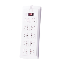 Breakthrough (TOP) socket plug strip wiring board new national standard 10A16A6 bit 1 8m 3m 5m 10m independent switch sub-control overload protection office home D1K8