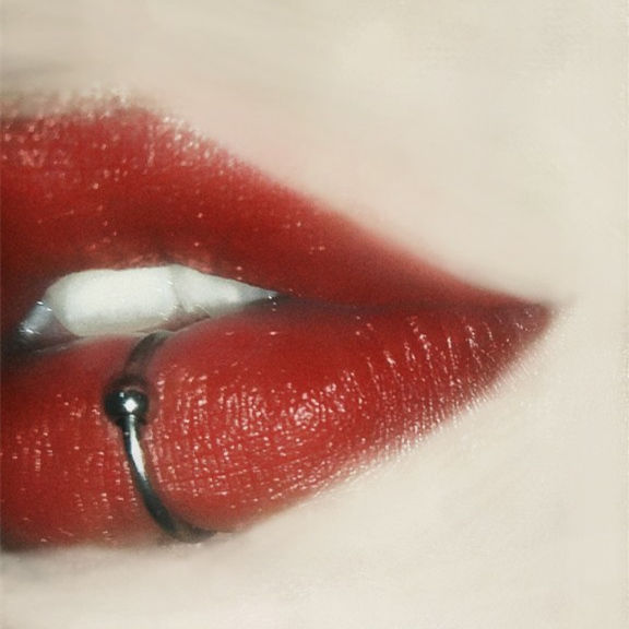 Lip Clip Nightclub No Hole lip Lip Clip Individuality Photo Fake Lip Ring Minimalist Fashion Anchor Accessories