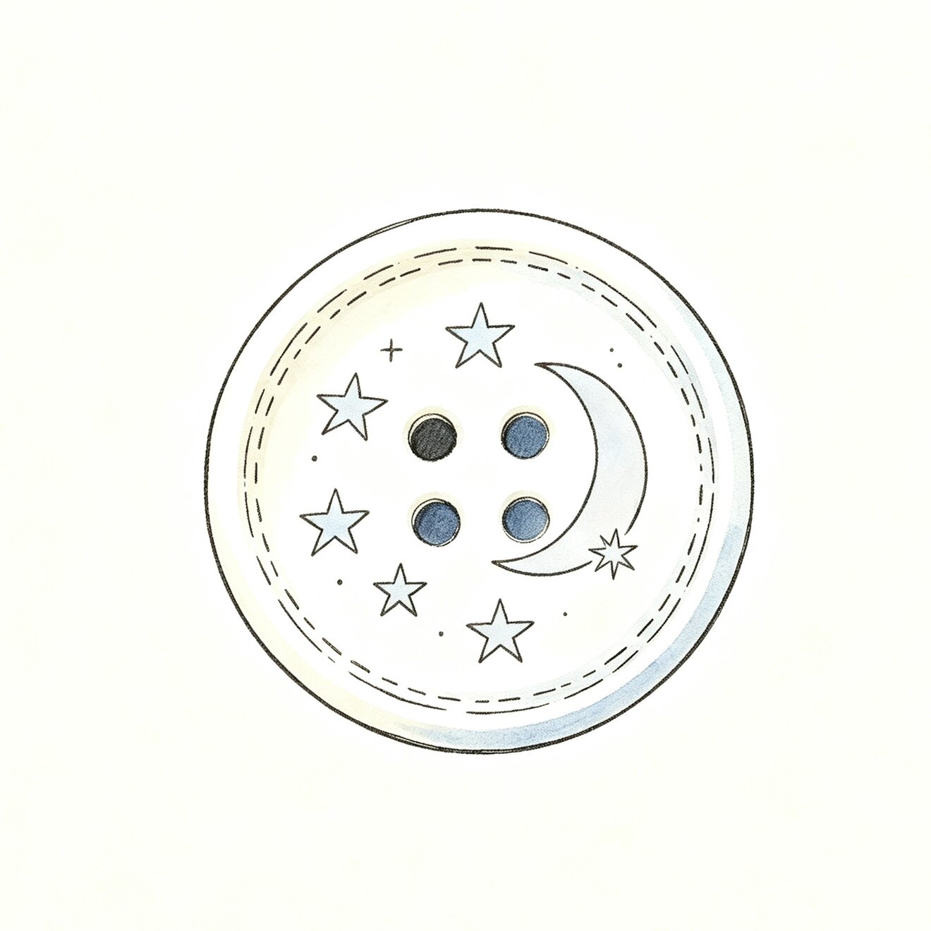 星星纽扣的LOGO