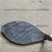 Earthwork steel plate slashing brick steel plate Mason spatuler cut brick brick mud tile handmade steel plate big ash