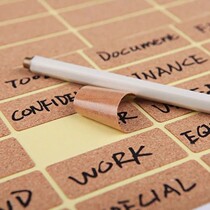 Key label Cork label sticker wooden sticker wooden sticker blank retro creative marker sticker classification