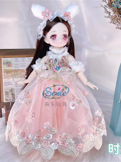 30厘米儿童洋娃娃生日礼物女孩子女童6岁网红5公主10女生6换装玩