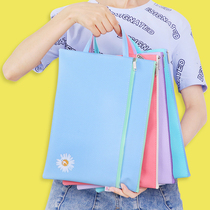 a4 birth inspection data storage bag file multi-function canvas pregnant woman medical record this case card bag pregnant mother file bag large capacity cute waterproof multi-layer portable pregnancy test zipper bag portable supplementary bag