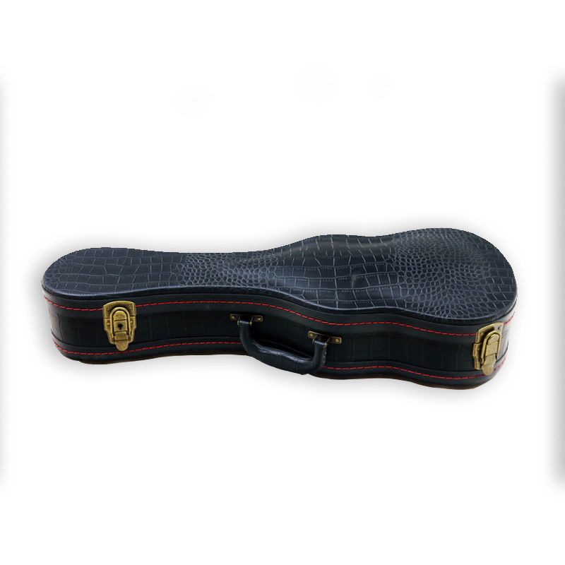 21 inch 23 inch 26 inch ukulele box ukulele wooden box silver lock guitar case hard shell