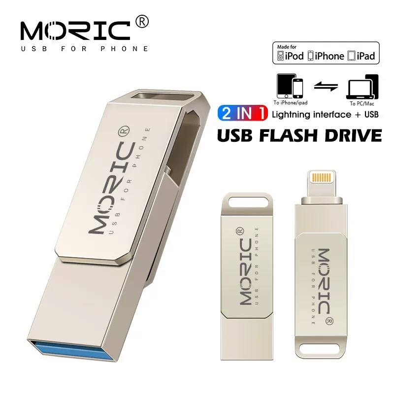 IOS Flash Drive 128GB for iPhone iPad Photostick USB 2.0 PE