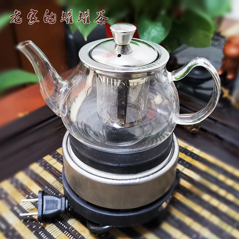 Electric stove tea maker Gansu cans tea quick-cooking pot small mini durable plus hot plate equipment cappuccino