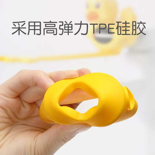 Детский мультяшный удлинитель крана, гигиенический длинный водонепроницаемый силиконовый переключатель