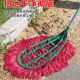 Iron Broom for Sanitation Workers, Suitable for Sweeping Yards, Factories, Outdoor Roads, and Home Use, with Plastic Bristles