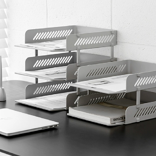 Корейский Sysmax El Paper Tray Series Series Three -Layer File Rack Setule