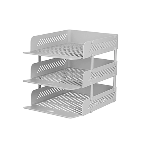 Корейский Sysmax El Paper Tray Series Series Three -Layer File Rack Setule