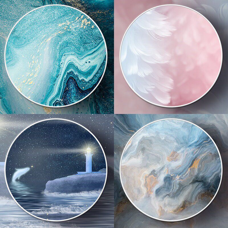 Contact lens box Sensing pupil box cold wind Japanese eye shape female cute portable in simple