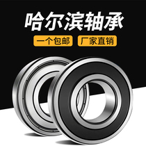 High rotation speed low noise bearing large full rubber cover iron cover 6200 6200 6201 6203 6204 6205zz