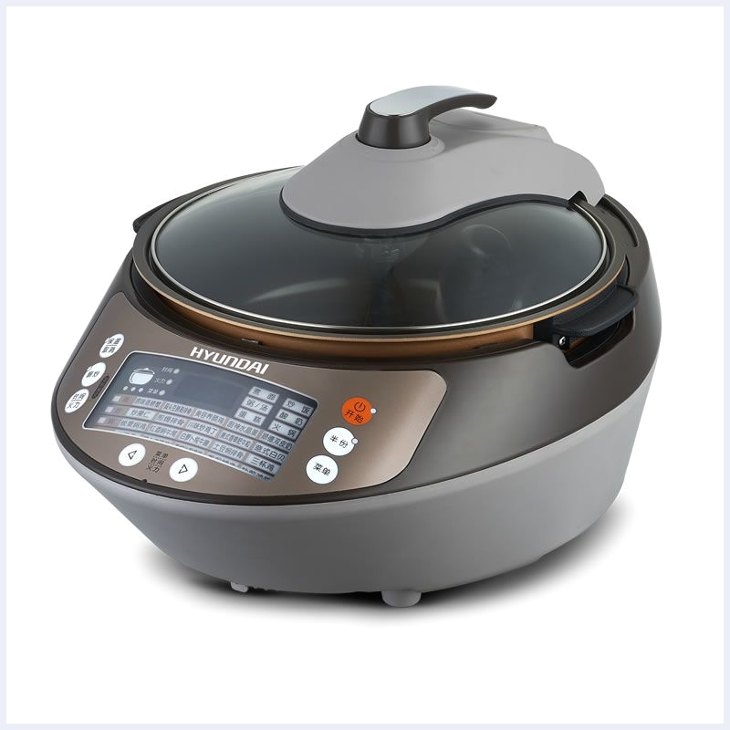 South Korean modern (HYUNDAI) 1508 intelligent cooking pot smoke-free fully automatic frying machine for frying pan 5L-Taobao