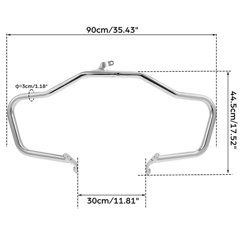 Применимо к BMW R18 Защитная стержня, модифицированный бампер двигателя R18B Classic Original Bumper 21-24