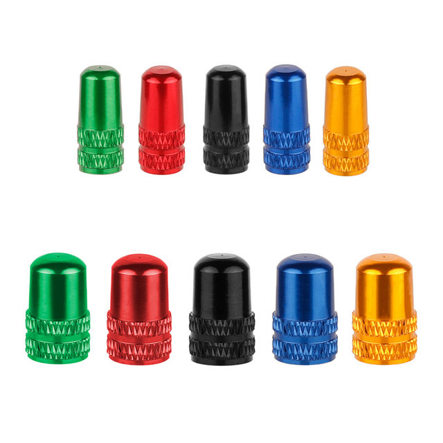 Tire Valve Cap, Aluminum Alloy Dust Cover, Bicycle French Valve Cap, Road and Mountain Bike American Valve Cap