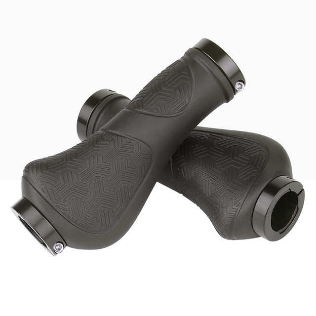 Bicycle Handlebar Grips, Electric Bike, Folding Bike, Rubber Auxiliary Grips, Long and Short Models, Ergonomic, Double-Sided Lockable Grips