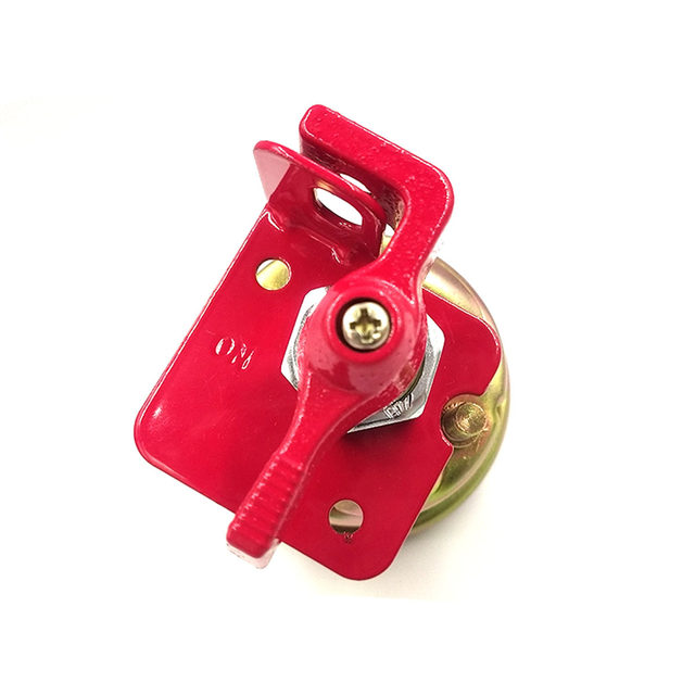 Excavator, Forklift, and Ship Power Cut-Off Switch, Lockable Bracket Power Master Switch, Metal Knob-Type Battery Switch