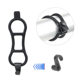 Silicone Strap Rubber Ring Cycling Tail Light Seat Post Type S Buckle Fixed Rubber Band Binding Strap Bicycle Front Light Accessories