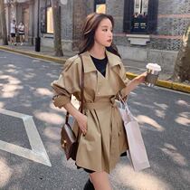 2021 Spring and autumn Korean version Temperament Wind Clothes Girl short Subway Inn Wind Leisure card Its color collection waist short jacket Chaos