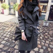 Anti-season grey winewear woman mid-length 2021 spring autumn season new small sub-Han version easy pop jacket