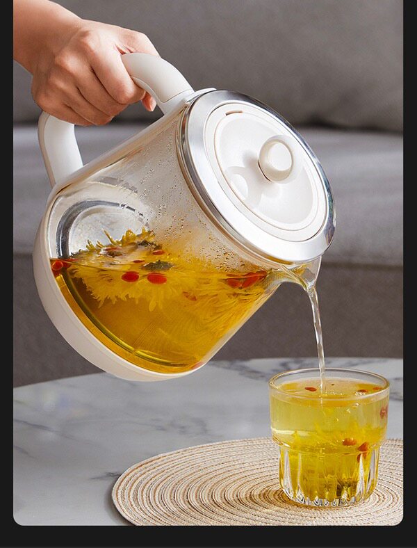 Керамический электрочайник 山姆代购卡梭ih养生壶ke-8031磁感立体加热多功能茶水玻璃壶保温 Caso prodesign