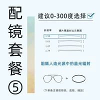 Рама+1,56 несферический анти-синий свет, подходящий для 0-300 градусов