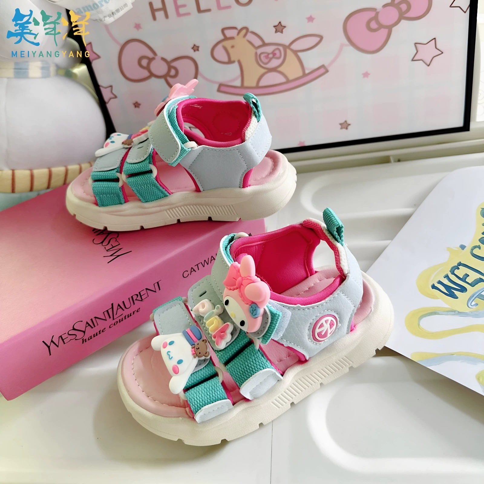 Girls' Sandals Women's 2026 New Children's Summer Sandals for Girls Baby Girls' Shoes Fashionable Western Style Women