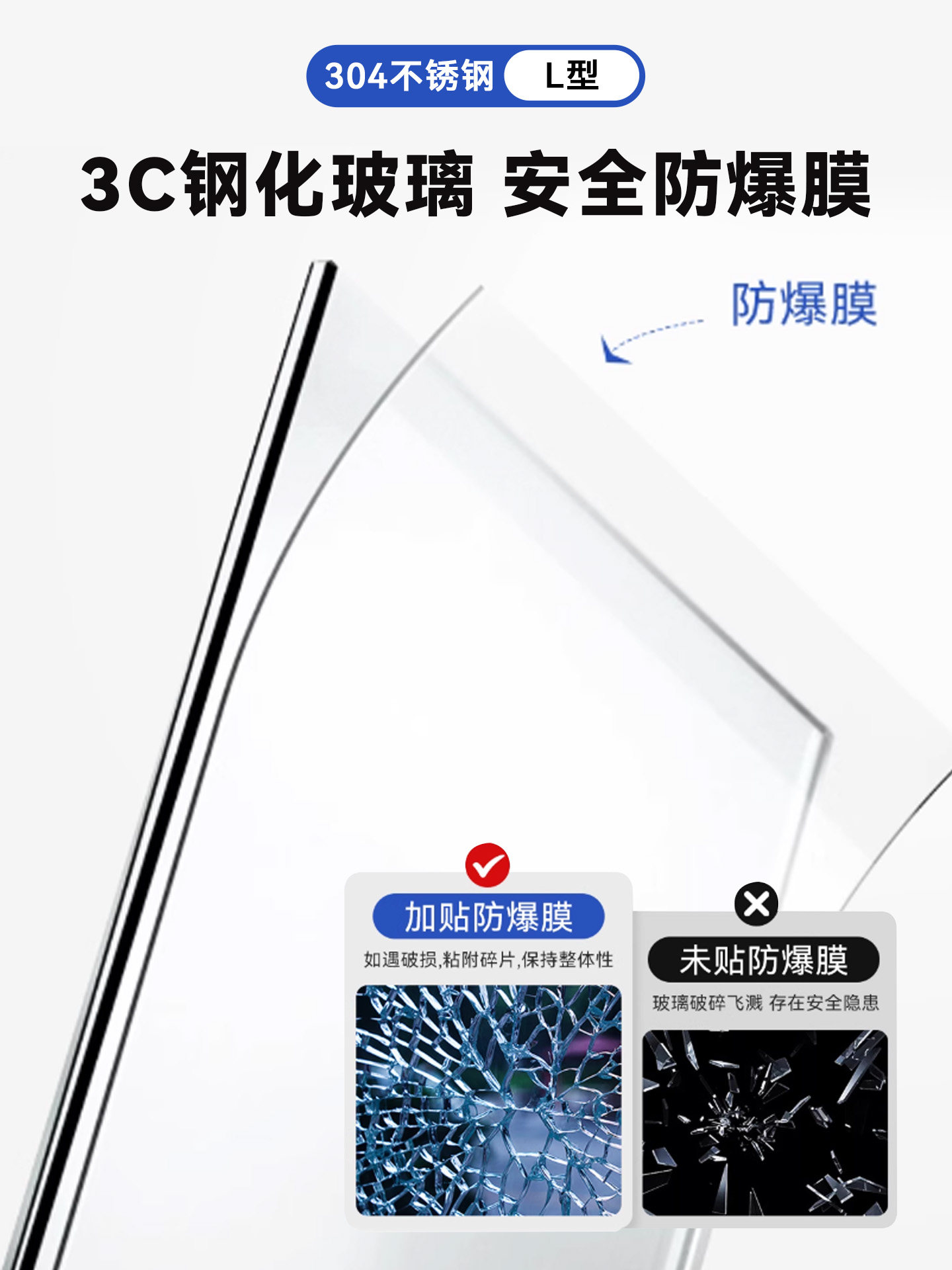 Extremely Narrow Straight-Line Shower Room Glass Partition Sliding Door Bathroom Shower Enclosure Screen for Home Use