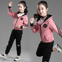 Guochao Li Ning joint girl suit Spring and autumn 2022 new 4 childrens clothing 5 CUHK Tong 6 Sport 7 Ocean Gas 8