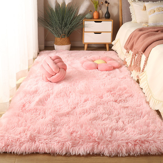 Carpet thickened bedroom full of Nordic ins living room coffee table bedside girl room plush cat feeling fur floor mat