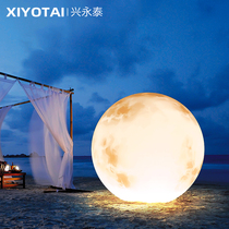 Lawn lamp outdoor waterproof oversized moon lamp floor lamp courtyard pool party Romantic Moon light luminous ball