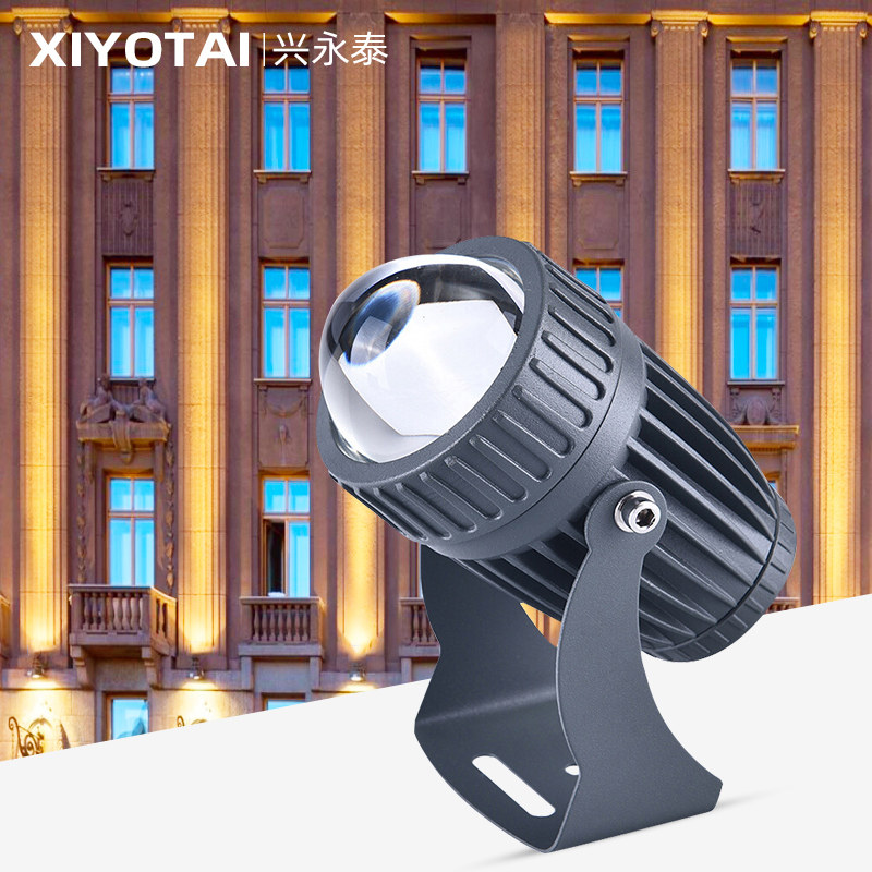A beam of light spotlight outdoor waterproof LED wall washing light project brightening strong light remote beam exterior wall spotlight