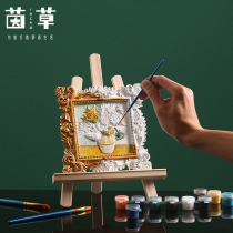 Creative relief painting Chinese style housewarming new home living room study bedroom porch decoration 3D three-dimensional gift gift