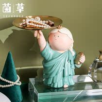 Nordic minimalist Liberty ornaments home decorations coffee table tea office desktop a few porch key storage