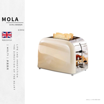 MOLALUNA British CiDylo bread machine toaster household small toasted breakfast toaster) Manyun