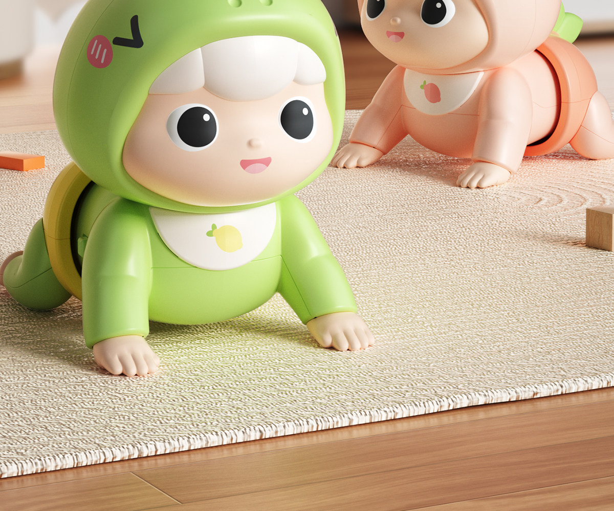 Погремушка 婴儿玩具0一1岁益智早教训练宝宝抬头引导练习学爬行0到6个月3龄4