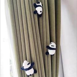 Curtain decoration accessories small accessories accessories ornament pendant gauze curtain door curtain pin brooch panda air conditioning pipe
