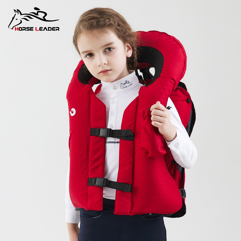 HORSELEADER CHILDREN EQUESTRIAN EQUIPMENT Equestrian Inflatable Armor Riding Waistcoat Rider Protective Vest-Taobao