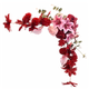 门框仿真角花装饰结订婚房床头客厅布置婚礼庆屋顶墙角花艺套装