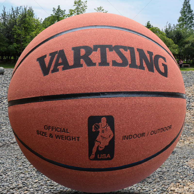 Genuine Outdoor Wear-Resistant Genuine Leather Feel Student Size 7 Adult Competition Suede Basketball Size 5 Children's